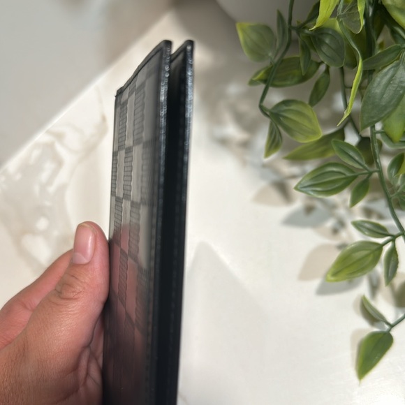 💯AUTHENTIC LOUIS VUITTON Agenda Poshe - Onyx Damier Bill Holder - Picture 8 of 12